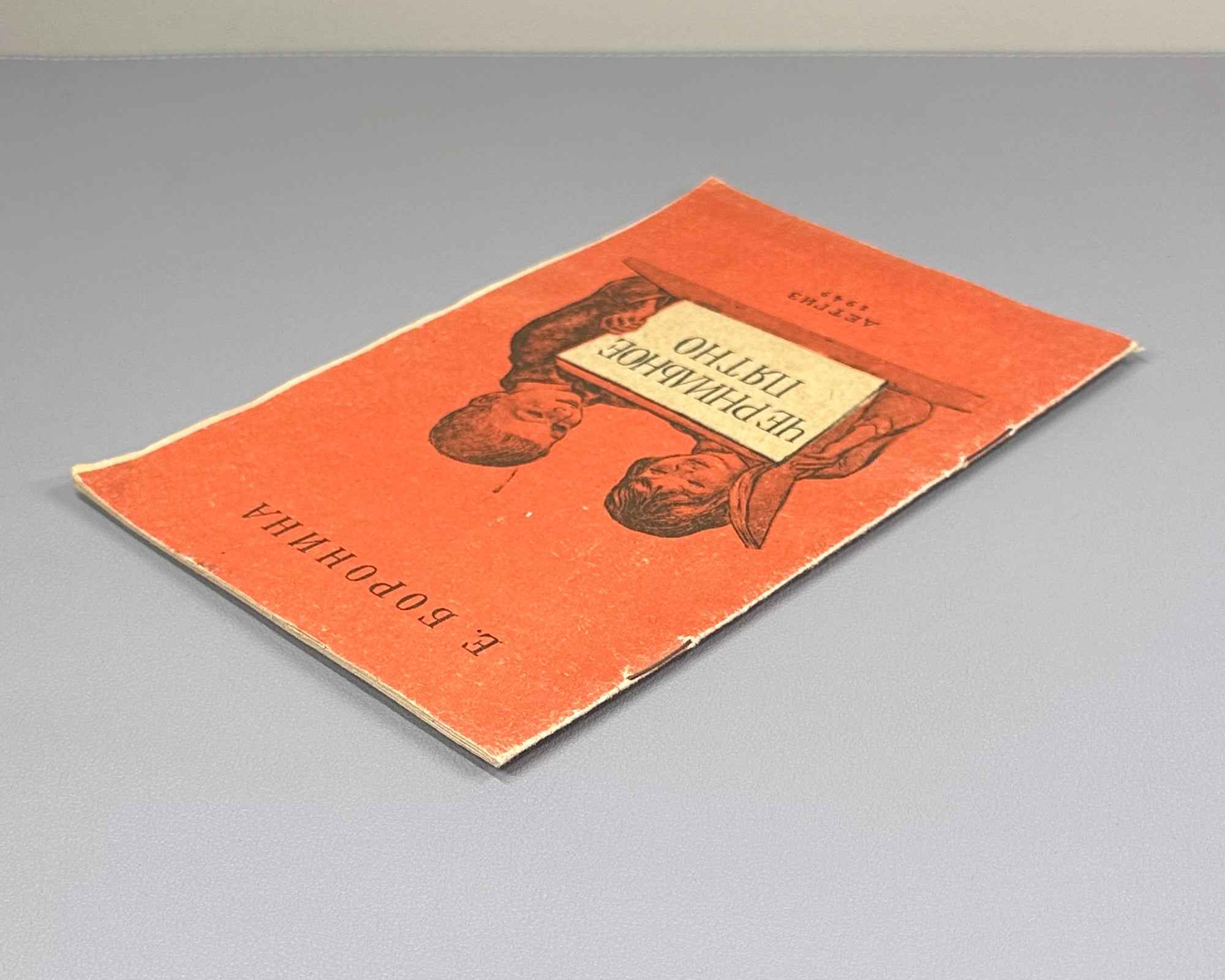 Boronina, E. A. The Ink Blot (Chernil'noe Pyatno): A Story for Elementary School. Ill. by V. Petrova; cover by A. Pakhomov, 1949. In Russian.