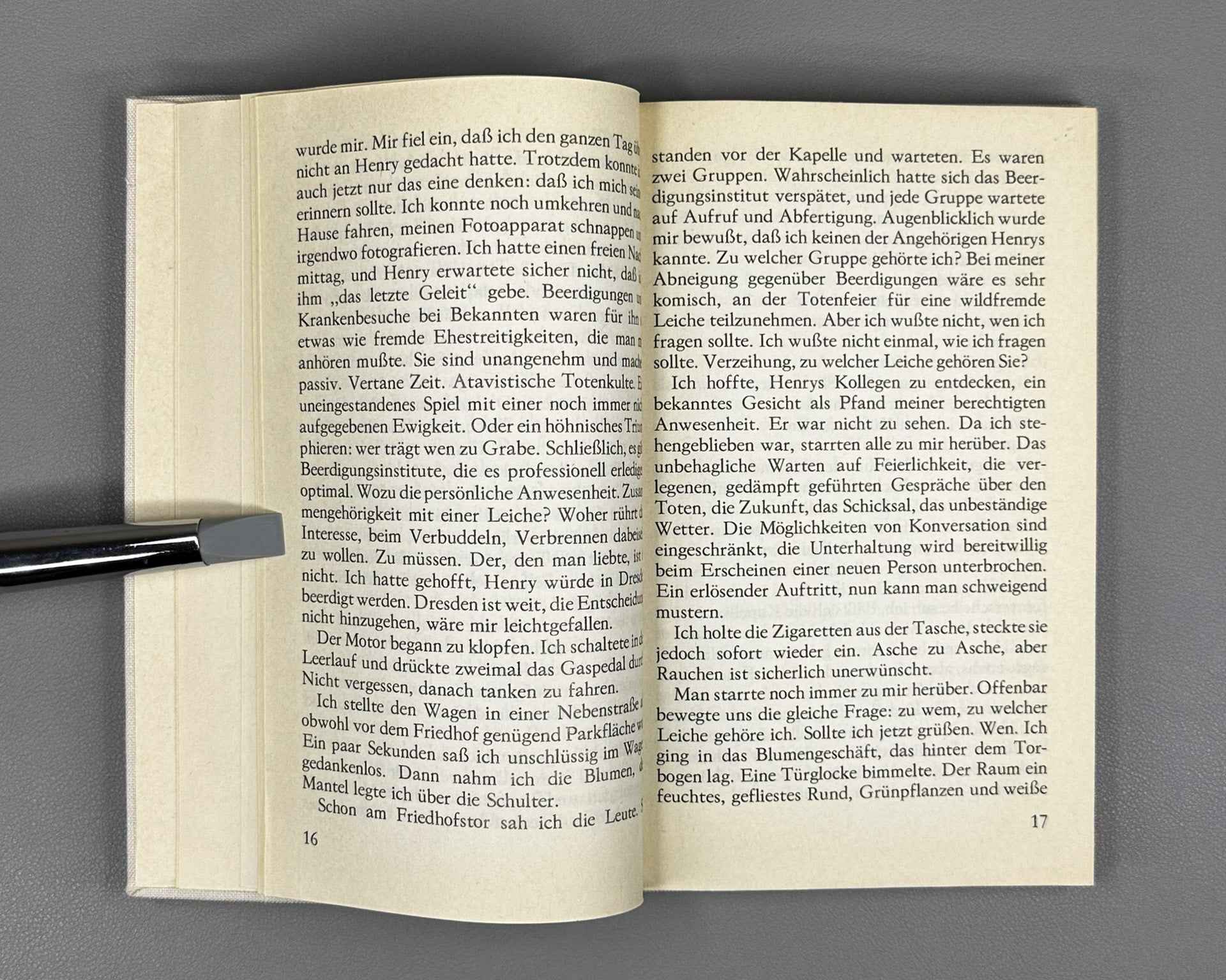 [Signed] Hein, C. The Distant Lover (Der fremde Freund), 1983. In German.
