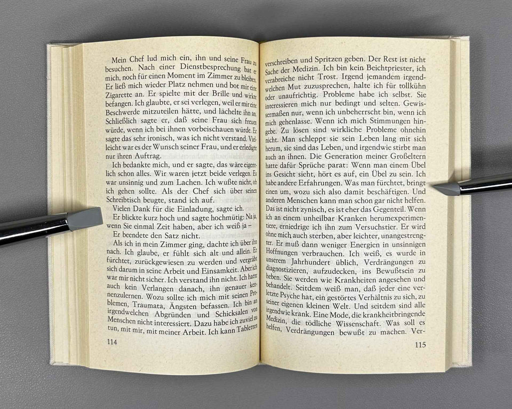 [Signed] Hein, C. The Distant Lover (Der fremde Freund), 1983. In German.