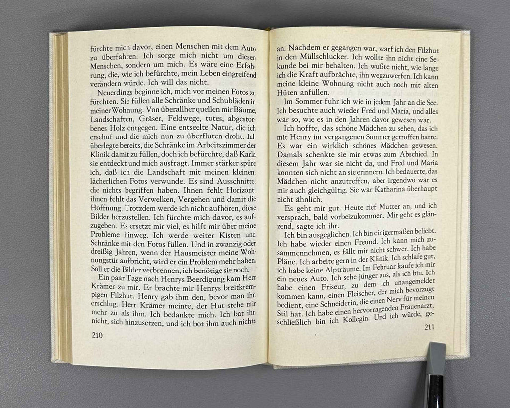 [Signed] Hein, C. The Distant Lover (Der fremde Freund), 1983. In German.