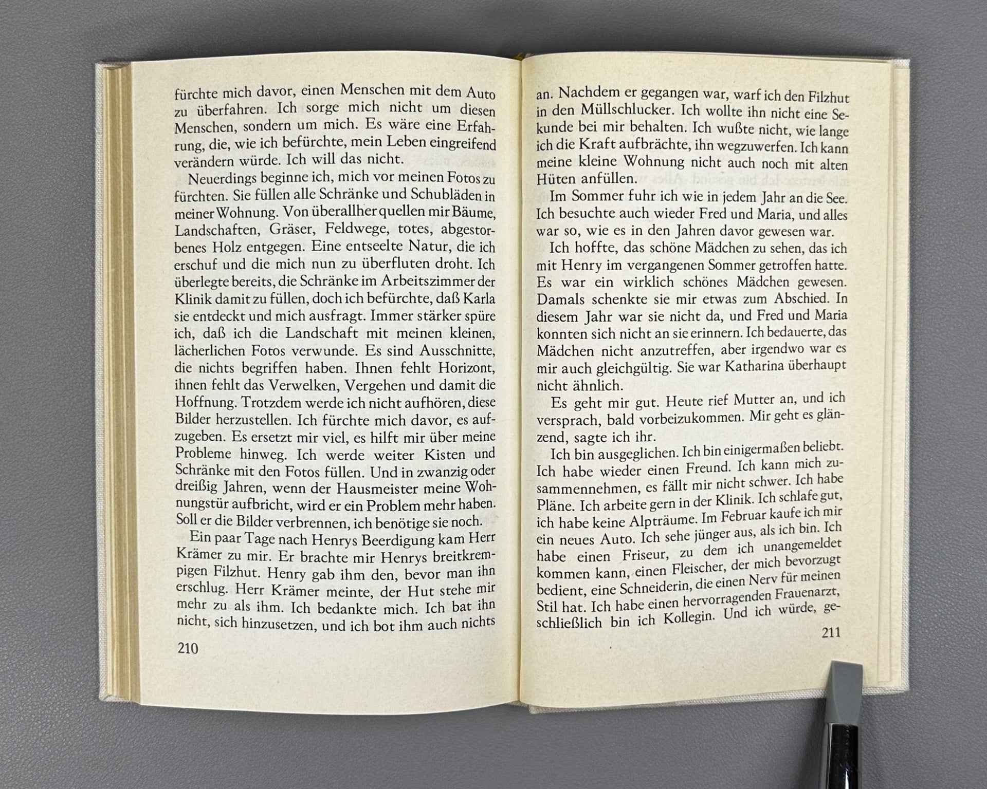 [Signed] Hein, C. The Distant Lover (Der fremde Freund), 1983. In German.