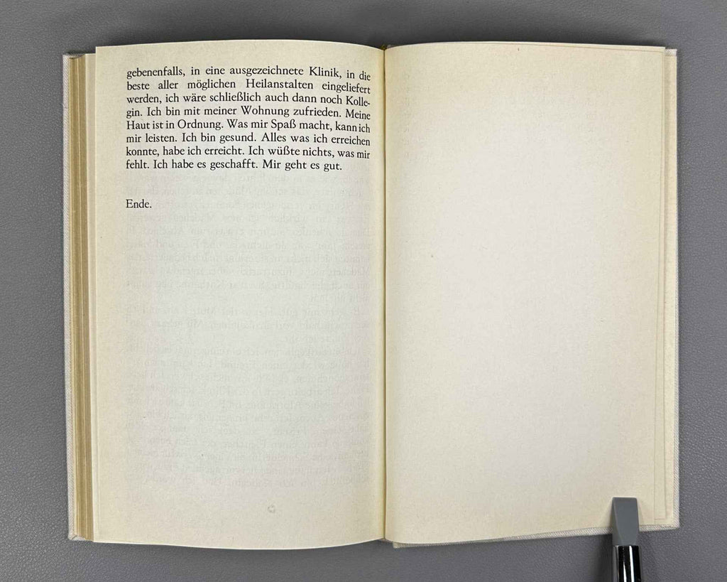 [Signed] Hein, C. The Distant Lover (Der fremde Freund), 1983. In German.