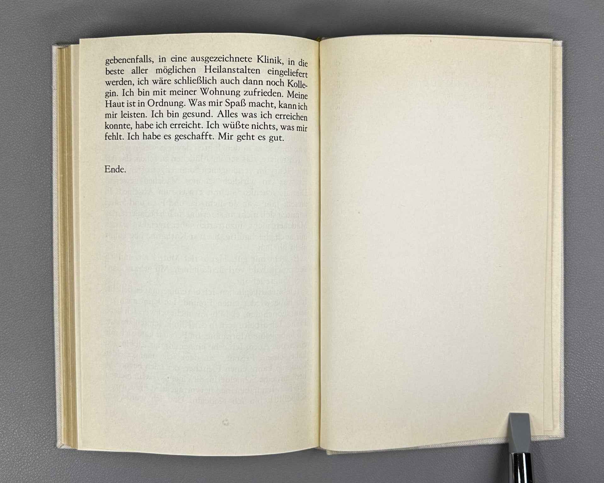 [Signed] Hein, C. The Distant Lover (Der fremde Freund), 1983. In German.