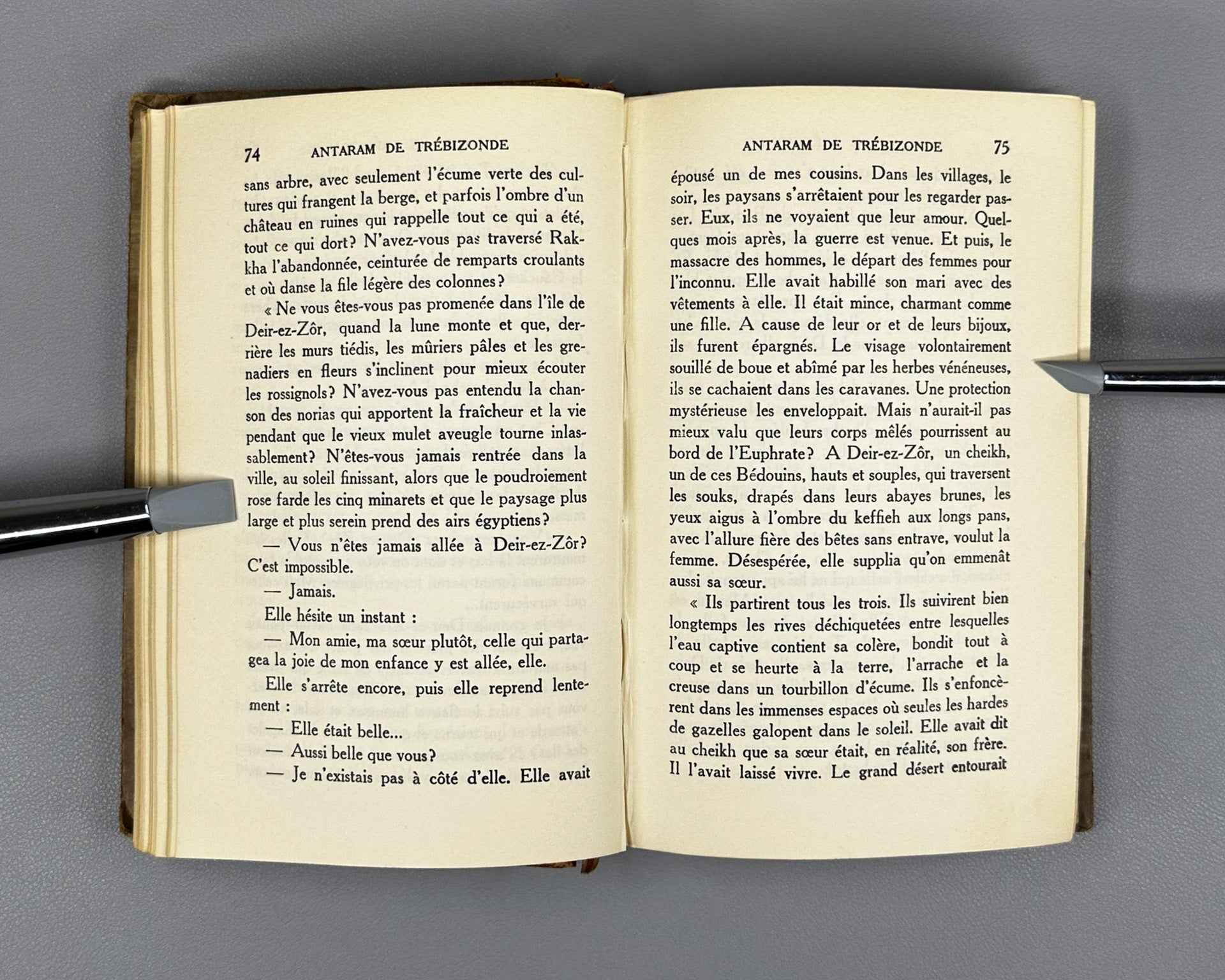 [Signed by René Gonzalez] Henry-Bordeaux, P. Antaram de Trébizonde. Paris: Albin Michel, 1930. En français.