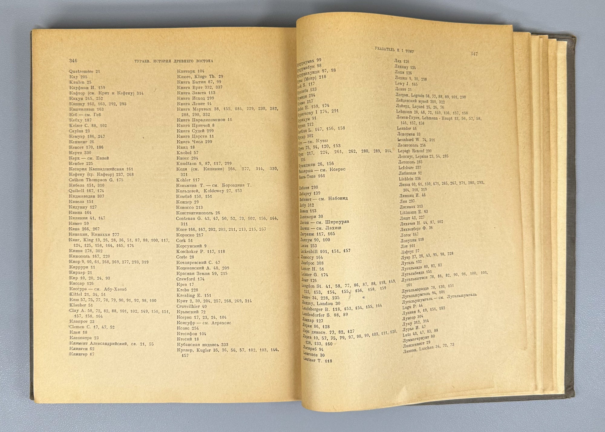 Turaev, Boris A. History of the Ancient East. In two volumes. Edited by V.V. Struve, I.L. Snegirev, 1936. In Russian.