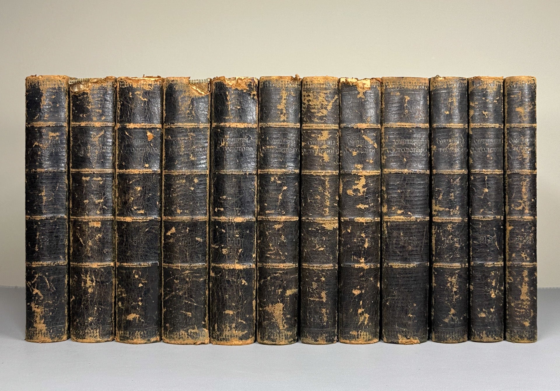 Tolstoy, L. N. Complete Works in 24 Volumes (Polnoe sobranie sochineniy). Edited with notes by P. I. Biryukov, 1913. In Russian.